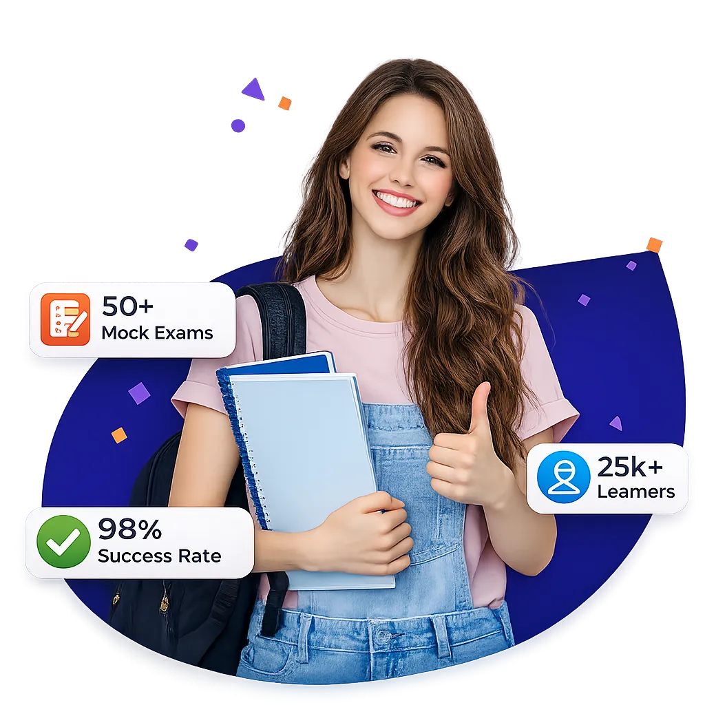 Student giving thumbs up